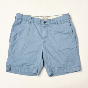 Faherty All Day Shorts 8‎ Inch Inseam Men Size 35 Deep Marine Blue